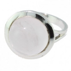 Ring 42-05 Sterling Silver Rose Quartz