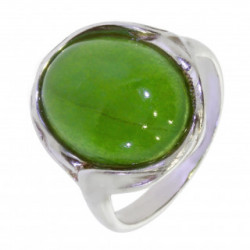 Ring 42-10 Sterling Silver Jade
