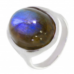 Ring 42-10 Sterling Silver Labradorite