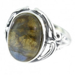Ring 42-12 Sterling Silver Labradorite