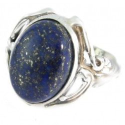 Ring 42-12 Sterling Silver Lapis Lazuli