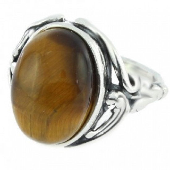 Ring 42-12 Sterling Silver Tiger's Eye