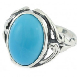 Ring 42-12 Sterling Silver Turquoise