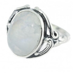 Ring 42-12 Sterling Silver Moonstone