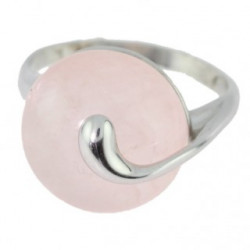 Ring 42-14 Sterling Silver Rose Quartz