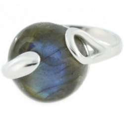 Ring 42-15 Sterling Silver Labradorite