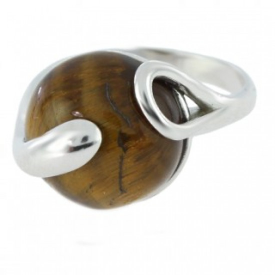 Ring 42-15 Sterling Silver Tiger's Eye
