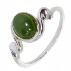 Bague 26-16 jade argent