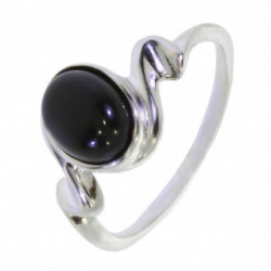 Ring 26-16 Black Onyx Sterling Silver