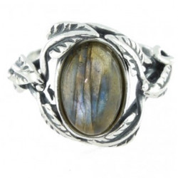 Ring 42-16 Sterling Silver Labradorite