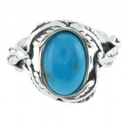 Ring 42-16 Sterling Silver Turquoise