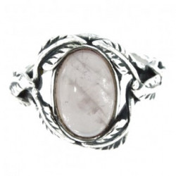 Ring 42-16 Sterling Silver Rose Quartz