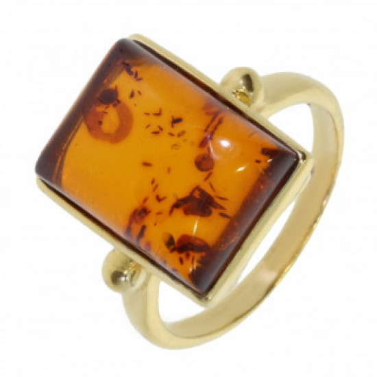 Ring 42-17 Vermeil Amber