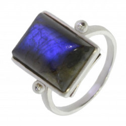 Ring 42-17 Sterling Silver Labradorite