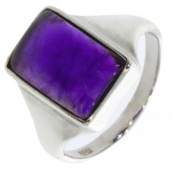 Ring 42-18 Sterling Silver Amethyst