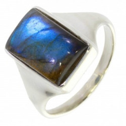 Ring 42-18 Sterling Silver Labradorite