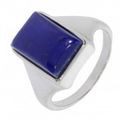 Ring 42-18 Sterling Silver Lapis Lazuli