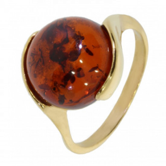 Ring 42-19 Vermeil Amber