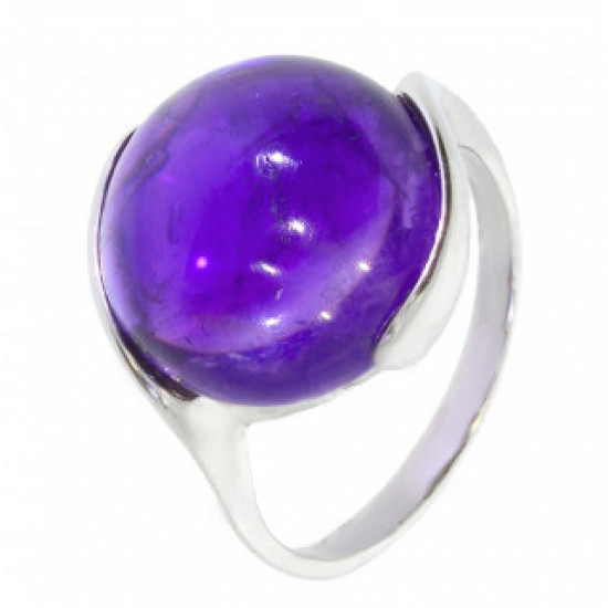 Ring 42-19 Sterling Silver Amethyst