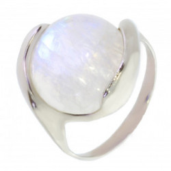 Ring 42-19 Sterling Silver Moonstone