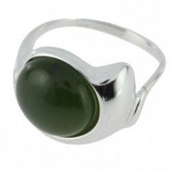 Ring 42-20 Sterling Silver Jade