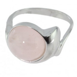Ring 42-20 Sterling Silver Rose Quartz