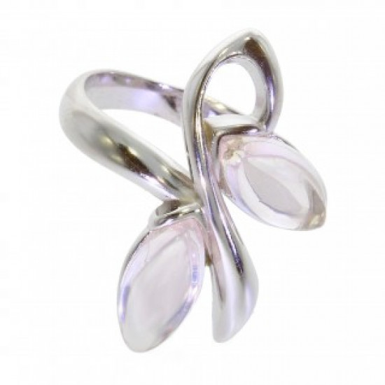 Ring 42-24 Sterling Silver Rose Quartz