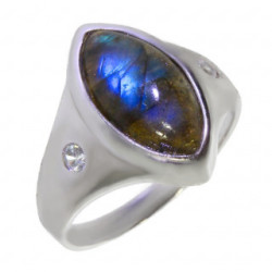 Ring 42-26 Sterling Silver Labradorite