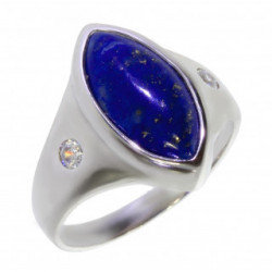Ring 42-26 Sterling Silver Lapis Lazuli