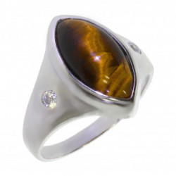 Ring 42-26 Sterling Silver Tiger's Eye