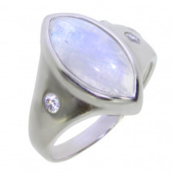 Ring 42-26 Sterling Silver Moonstone