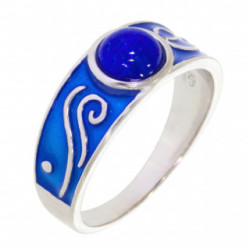 Ring 42-29 Sterling Silver Lapis Lazuli