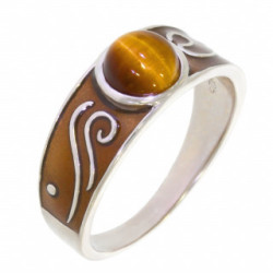 Ring 42-29 Sterling Silver Tiger's Eye