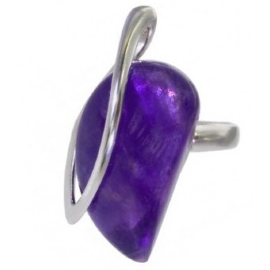 Ring 46-01 Sterling Silver Amethyst