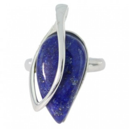 Ring 46-01 Sterling Silver Lapis Lazuli