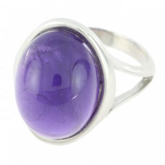 Ring 46-02 Sterling Silver Amethyst