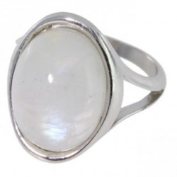 Ring 46-02 Sterling Silver Moonstone