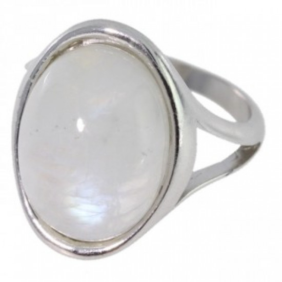 Ring 46-02 Sterling Silver Moonstone