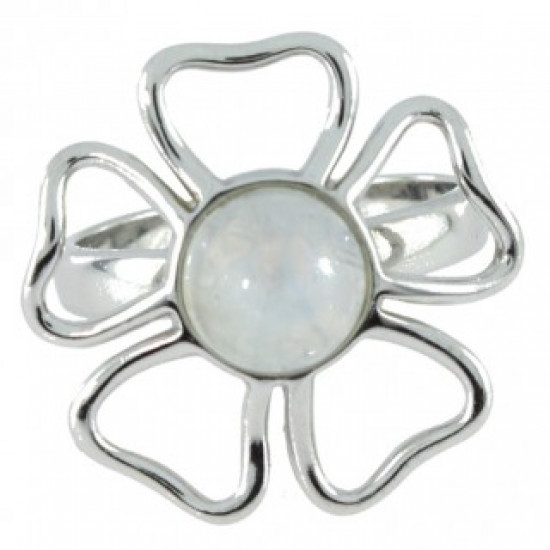 Ring 46-03 Sterling Silver Moonstone