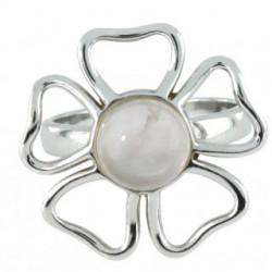 Ring 46-03 Sterling Silver Rose Quartz