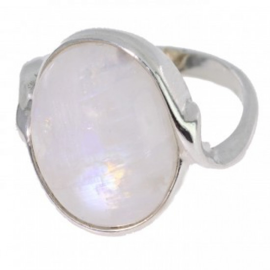 Ring 46-04 Sterling Silver Moonstone