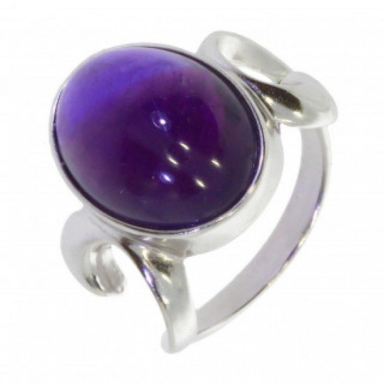 Ring 46-06 Sterling Silver Amethyst Ring 46-06 Sterling Silver Amethyst