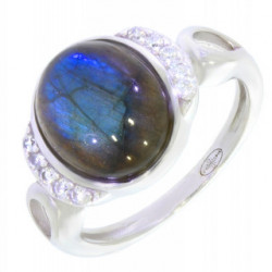Ring 46-11 Sterling Silver Labradorite