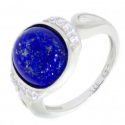 Ring 46-11 Sterling Silver Lapis Lazuli