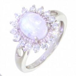 Ring 46-12 Sterling Silver Moonstone
