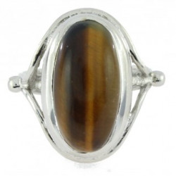 Ring 50-02 Sterling Silver Tiger's Eye