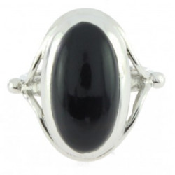 Ring 50-02 Sterling Silver Black Onyx