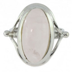 Ring 50-02 Sterling Silver Rose Quartz