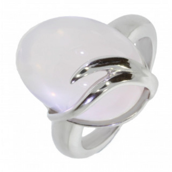 Ring 50-06 Sterling Silver Rose Quartz