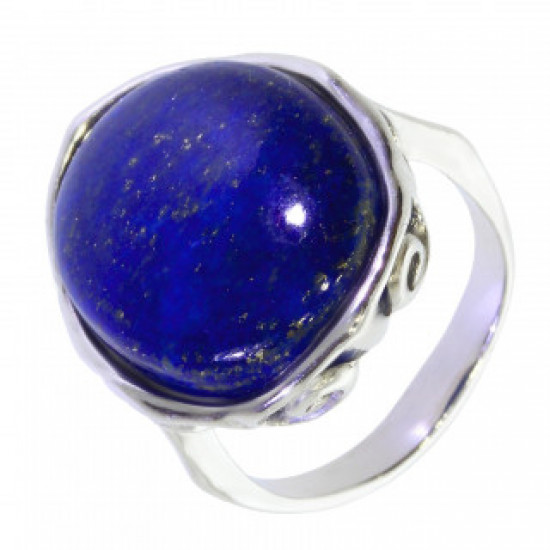 Ring 50-09 Sterling Silver Lapis Lazuli